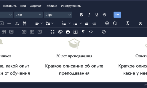 Поле TinyMce в MoonShine
